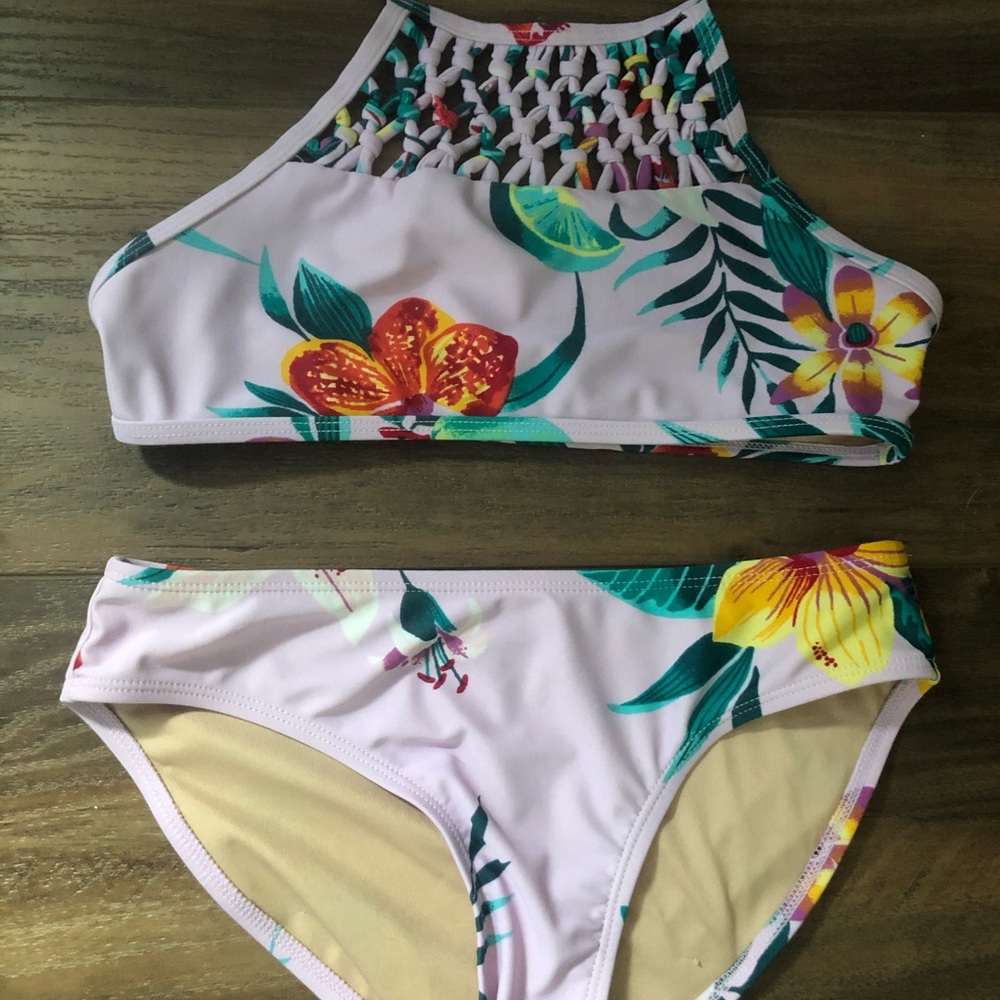 Old navy bathing suit.